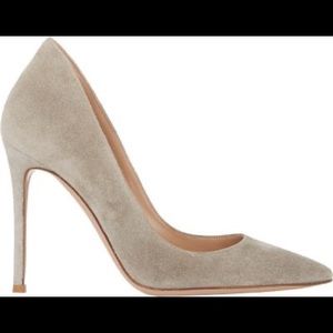 Gianvito Rossi Ellipsis Suede Pumps, size 36